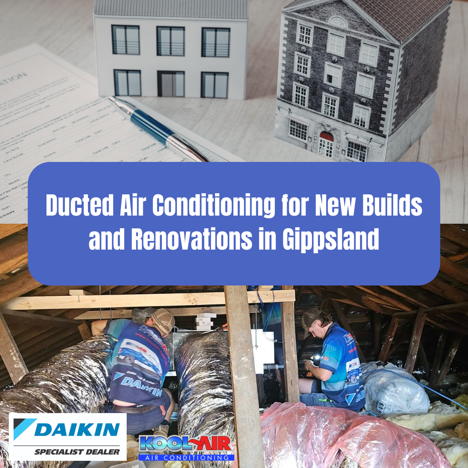 Ducted Air Conditioning for New Builds and Renovations in Gippsland